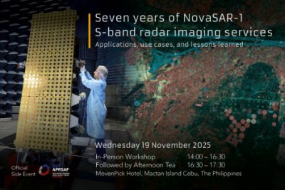 NovaSAR-1 Asia Pacific Workshop - Presentations Requested