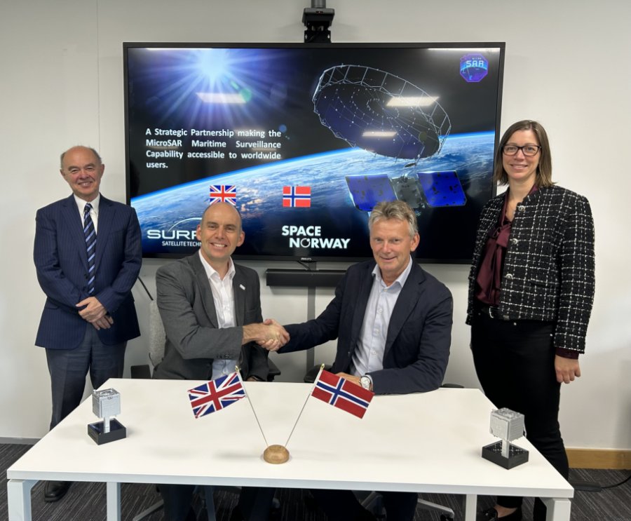 Space Norway and SSTL Announce Strategic Partnership for Space Norway’s cutting-edge radar satellite