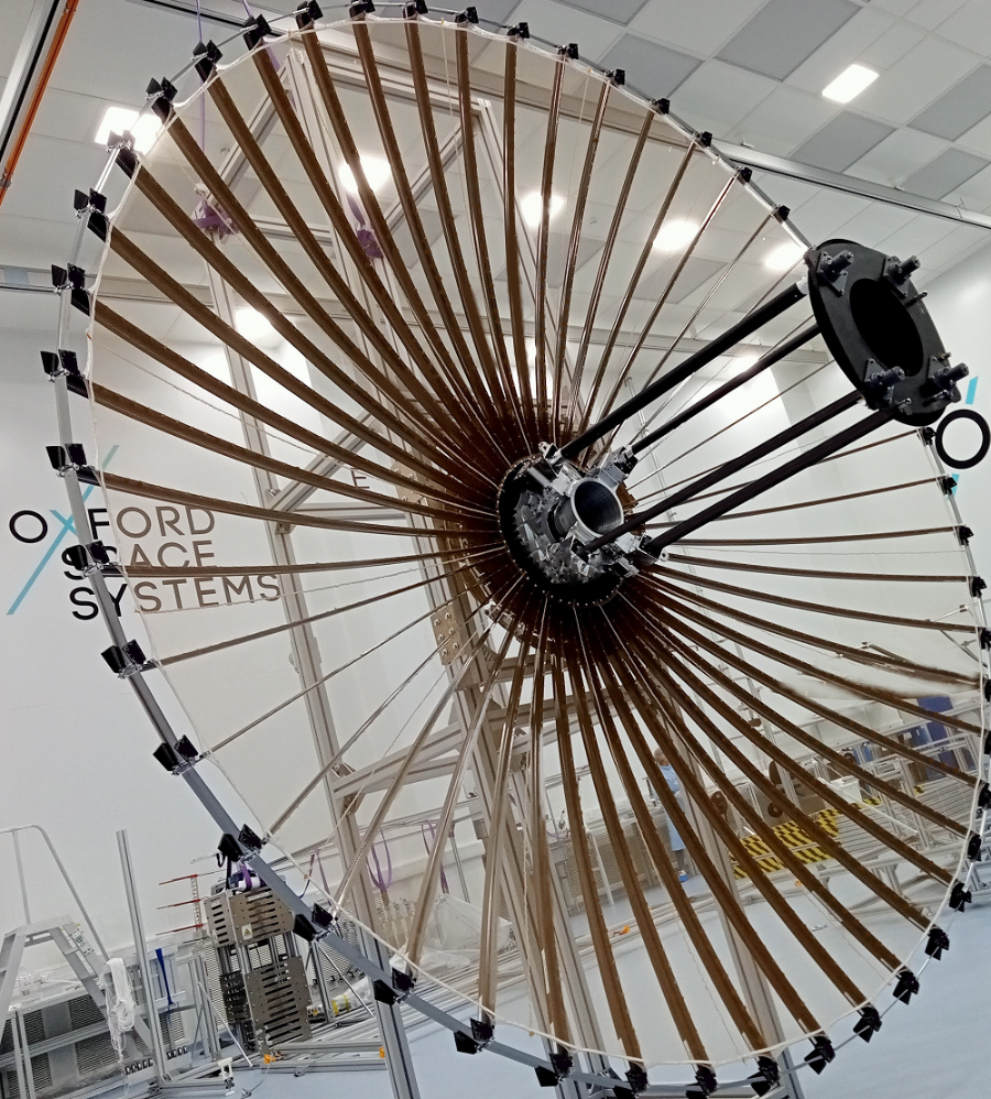 SSTL and Oxford Space Systems complete development of an advanced deployable SAR Antenna Payload