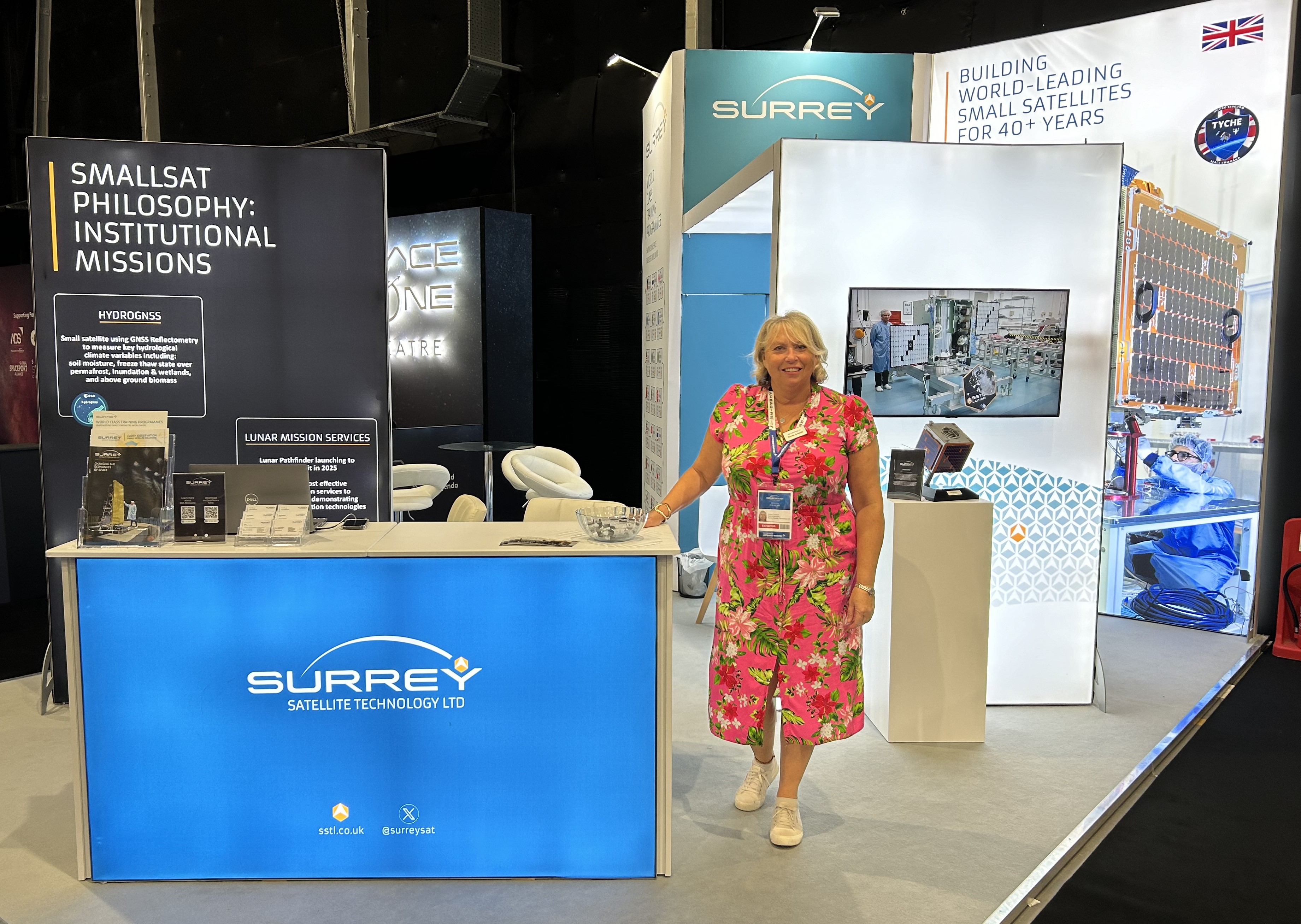 BUILDING WORLD-LEADING SMALL SATELLITES...(and exhibiting at farnborough air show)