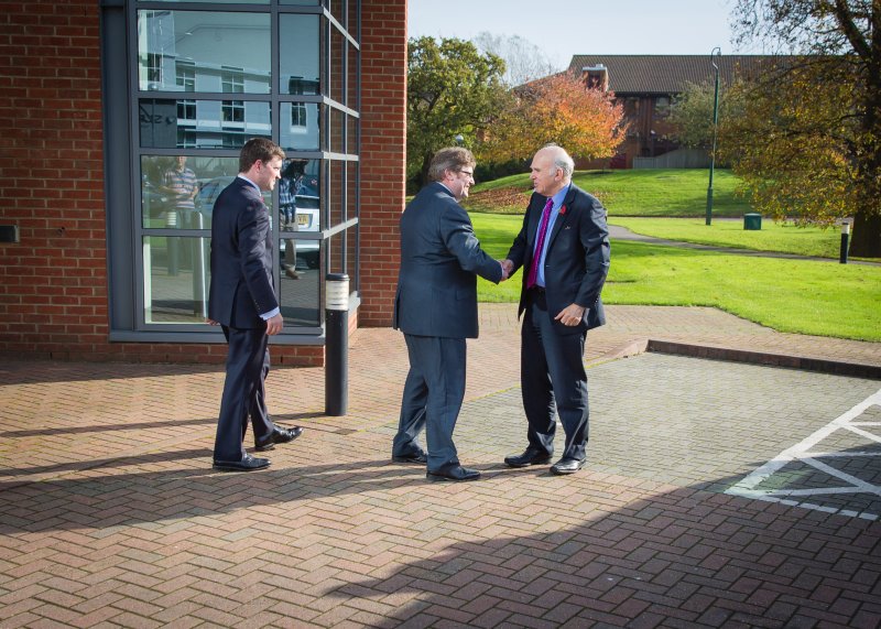 Business Secretary Vince Cable visits SSTL