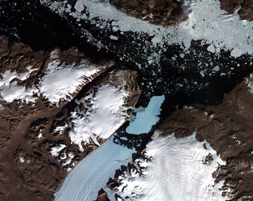 Greenland iceberg calving