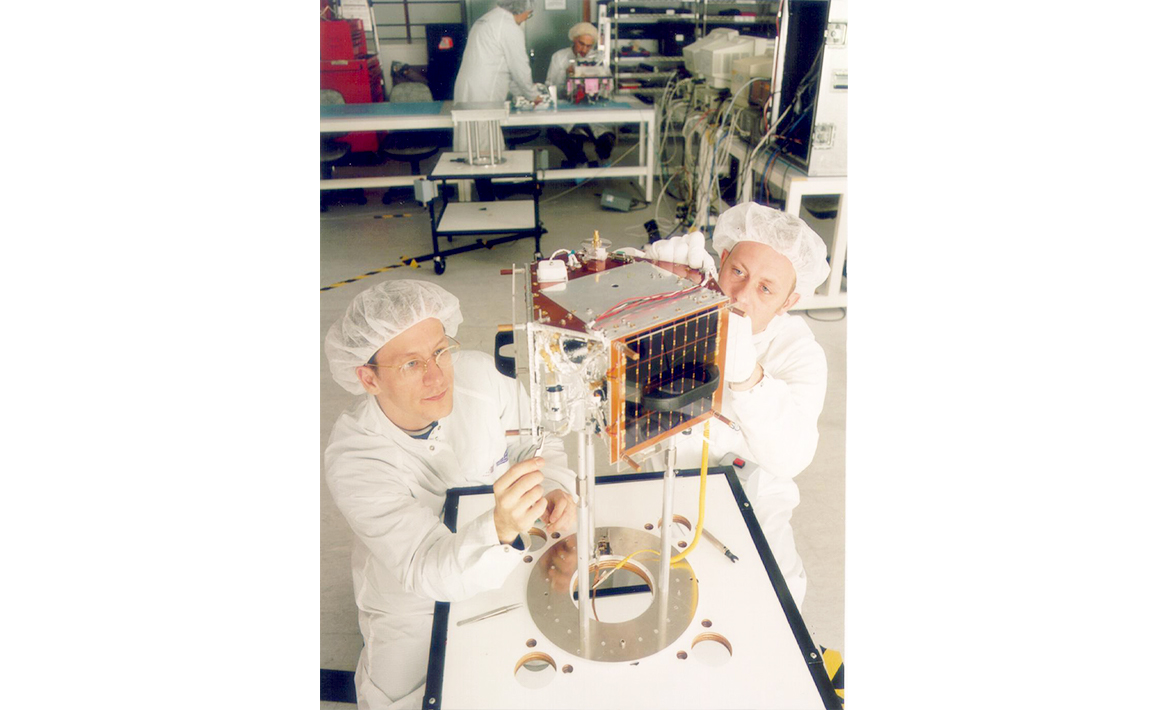 UK’s first nanosatellite in orbit, SNAP-1 (2000)